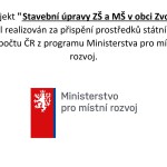 Projekt Stavební úpravy ZŠ a MŠ v obci Zvole